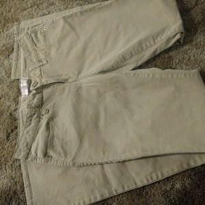 No boundaries tan cotton pants